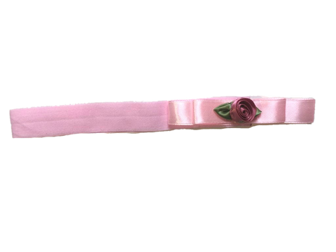 Burgundy Rose Pink Headband - prettylittlebaby