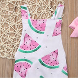 Sleeveless Watermelon Romper + Headband - prettylittlebaby