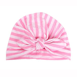 Striped Baby Bow Turban - prettylittlebaby