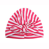 Striped Baby Bow Turban - prettylittlebaby